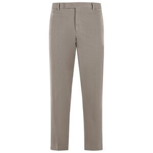 Pt01 Rebel' Beige Cotton Pants Men